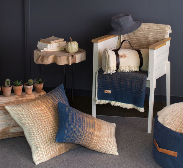 Arpin Cushions "Tissu Des Alpes" Dégradé - Accessory with Comfort & Style.