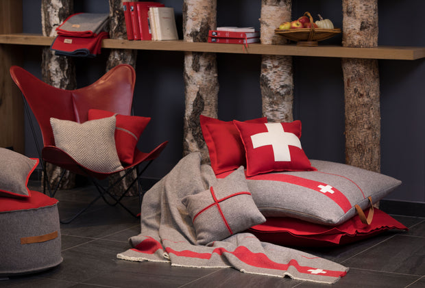 Arpin Exclusive Wool Beanbag - The Alps in a Giant Cushion.