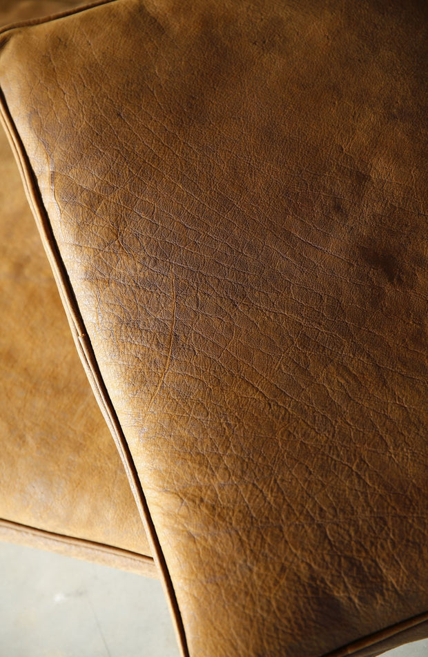 Heerenhuis - Handmade Armchair "Cargo" Leather & Metal.