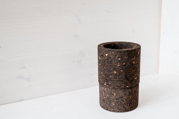 Studio Corkinho - Natural Design Cork Vase - Mother Cylinder High.