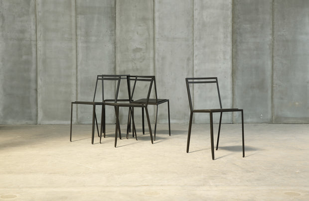Heerenhuis - Amazing Minimalistic Rubber & Metal Chair.