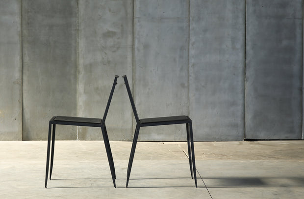 Heerenhuis - Amazing Minimalistic Rubber & Metal Chair.